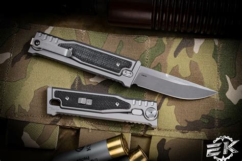 reate exo gravity tanto knife|Reate EXO Gravity Knife Titanium/Black Micarta (3.75。